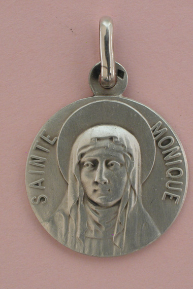 Médaille Argent Prénom Monique 18 mm