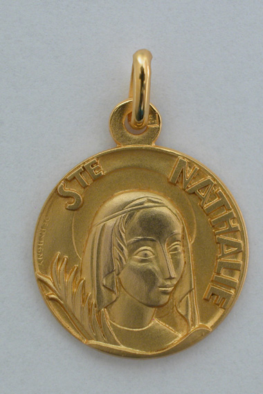 Médaille PO Nathalie 18 mm