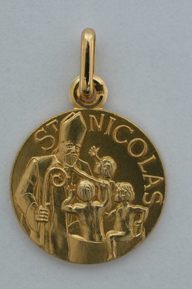 Médaille PO Nicolas 18 mm