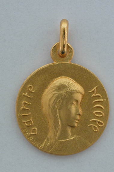 Médaille PO Nicole 18 mm