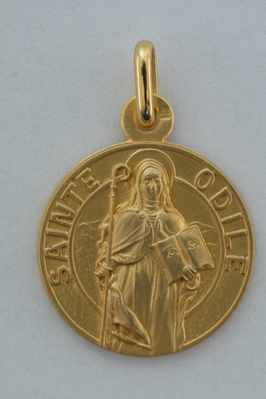 Médaille PO Odile 18 mm