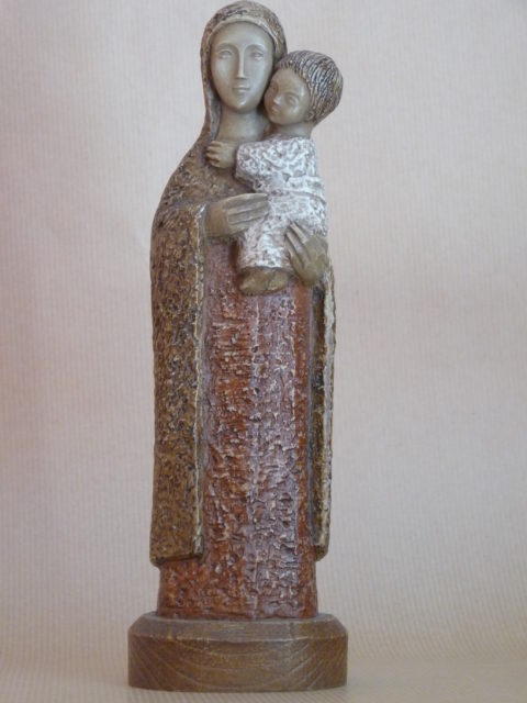 Statue Vierge Eléousa, 19 cm