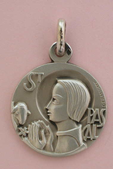 Médaille Argent Prénom Pascal 18 mm