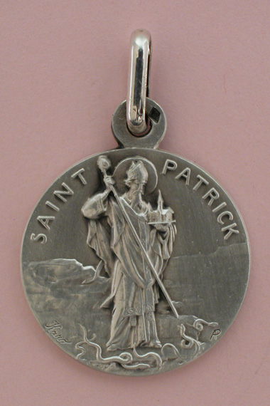 Médaille Argent Prénom Patrick 18 mm