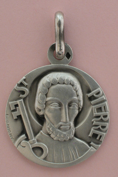 Médaille Argent Prénom Pierre 18 mm