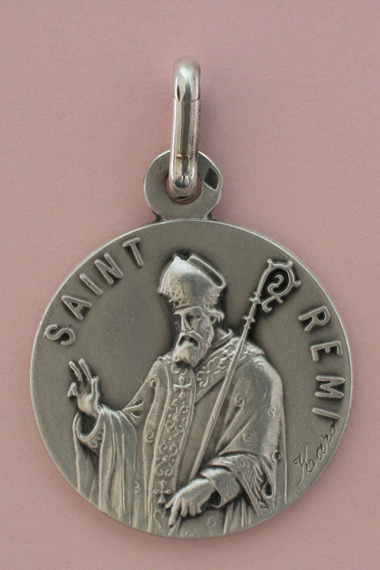 Médaille Argent Prénom Rémi 18 mm