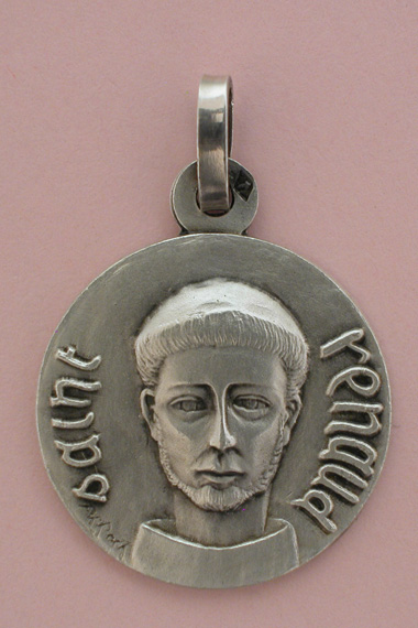 Médaille Argent Prénom Renaud 18 mm