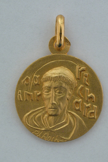 Médaille Or Prénom Richard 18 carats 15 mm