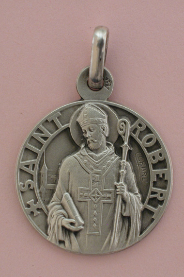 Médaille Argent Prénom Robert 18 mm