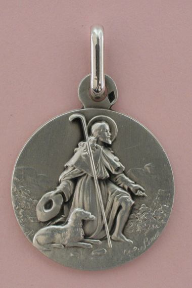 Médaille Argent Prénom Roch 18 mm