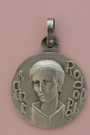 Médaille Argent Prénom Rodolphe 18 mm