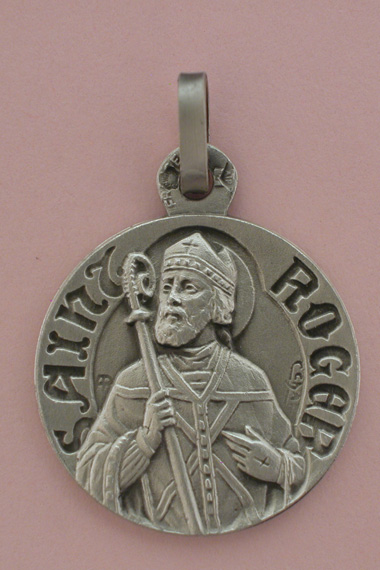 Médaille Argent Prénom Roger 18 mm