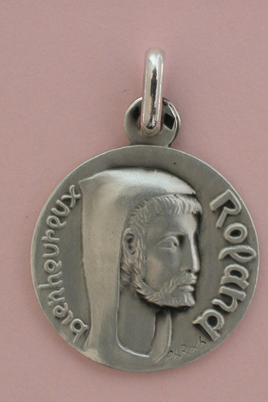Médaille Argent Prénom Roland 18 mm