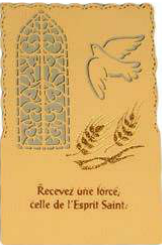 Recevez une force, celle de l'Esprit Saint.