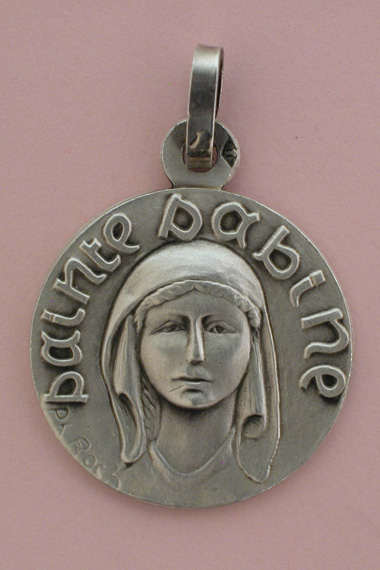 Médaille Argent Prénom Sabine 18 mm