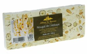 Nougat blanc en barre