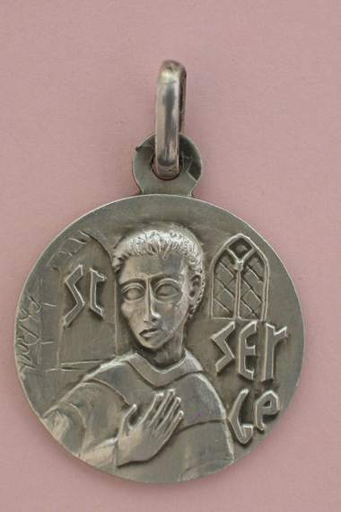 Médaille Argent Prénom Serge 18 mm