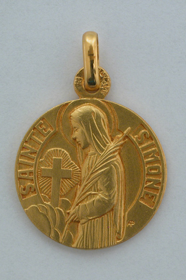 Médaille PO Simone 18 mm