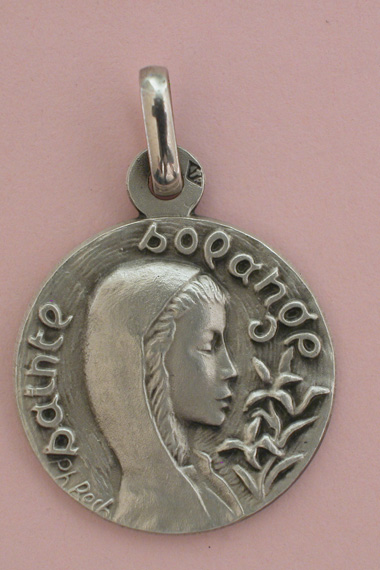 Médaille Argent Prénom Solange 18 mm