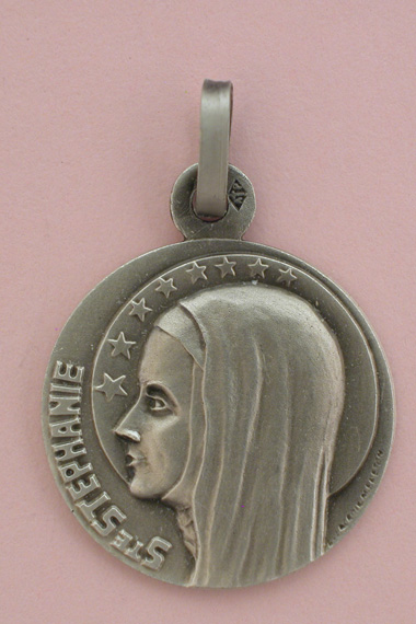 Médaille Argent Prénom Stéphanie 18 mm