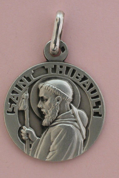 Médaille Argent Prénom Thibault 18 mm