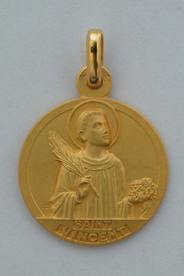 Médaille PO Vincent 18 mm