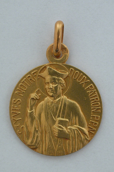 Médaille PO Yves 18 mm
