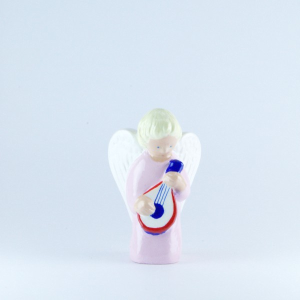 Ange musicien à la mandoline (rose), Cassegrain