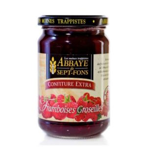 Confiture Extra Framboises Groseilles - Pot de 370 G