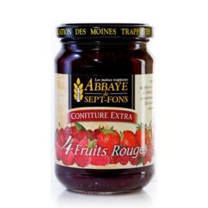 Confiture Extra 4 Fruits Rouges - Pot de 370 G