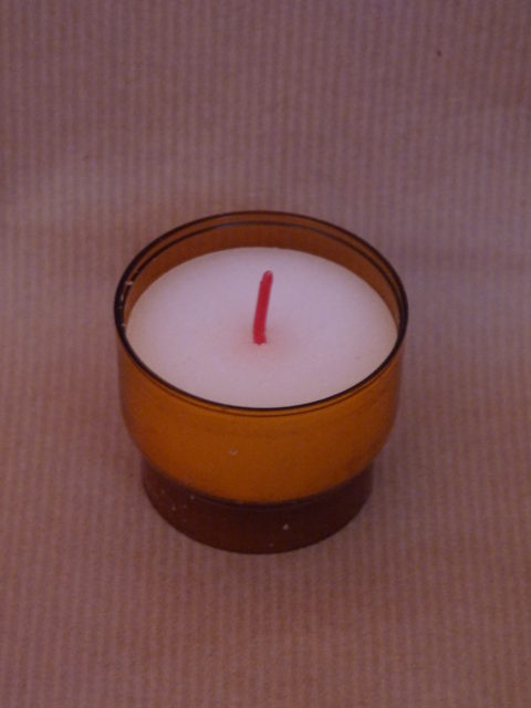 Veilleuse orange, carton de 90 veilleuses