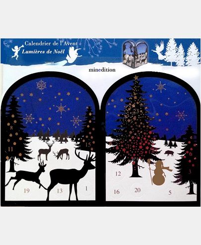 Calendrier de l'Avent religieux Lumières de Noël
