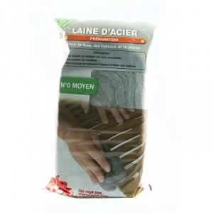 Laine d'acier, N°0 Moyen, Abbaye de Maylis, 200 g