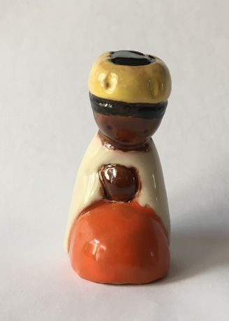 Roi Mage à genoux - Santon A1 de l'Abbaye de Jouarre – Image 2