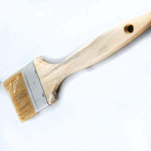 Pinceau soie blanche, moyen modèle, Abbaye de Maylis, 7 cm