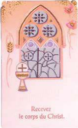 Recevez le corps du Christ.