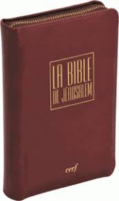Bible de Jérusalem voyage zippée