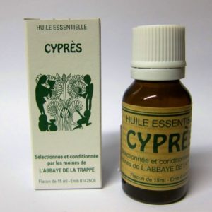 Huile essentielle, Cyprès, Abbaye de la Trappe