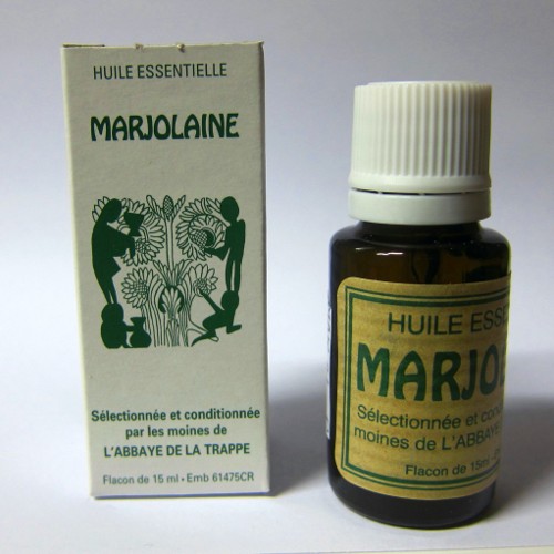 Huile essentielle,Marjolaine, Abbaye de la Trappe, 15 ml