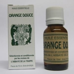 Huile essentielle, Orange Douce, Abbaye de la Trappe, 15 ml