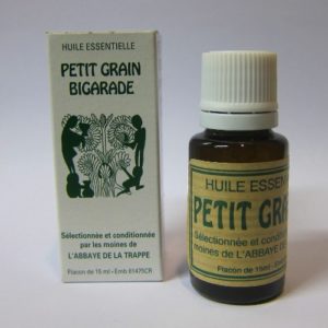 Huile essentielle, Petit Grain Bigarade (orange amer) , Abbaye de la Trappe , 15 ml