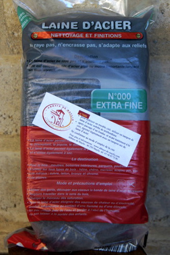 Laine d'acier N°000 Extra fine, Abbaye de Maylis, 200 g